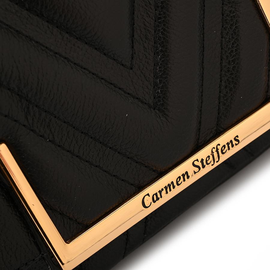 Quilted Black Leather Bag
