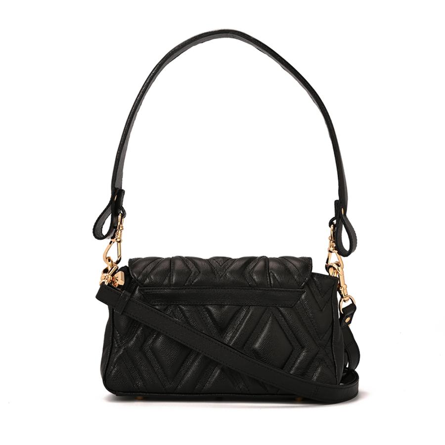 Quilted Black Leather Bag