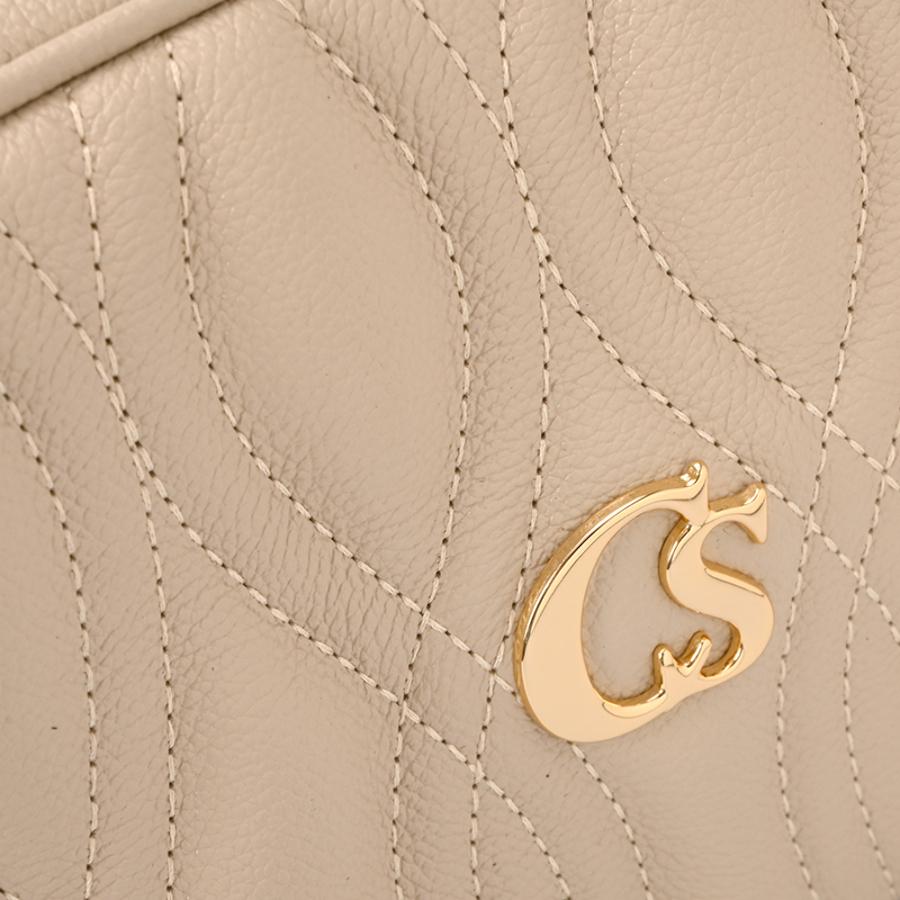 Quilted Bag Texture Off-White