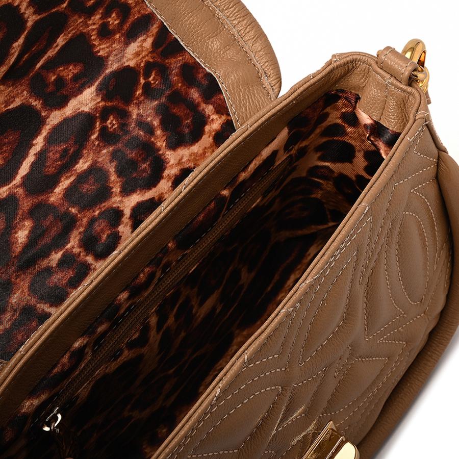 Beige Top Handle Bag