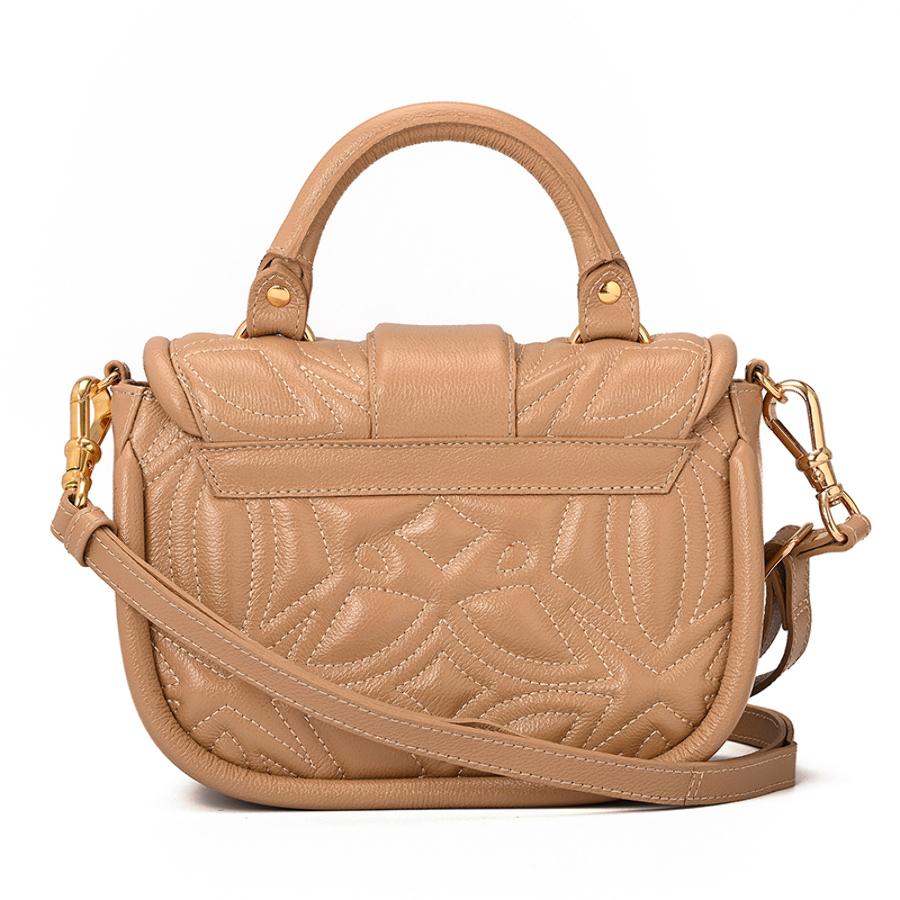 Beige Top Handle Bag