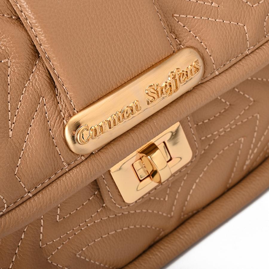Beige Top Handle Bag