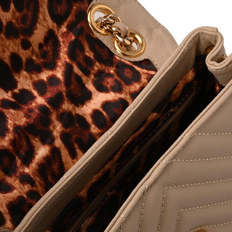 Quilted Bag Chain Off-White