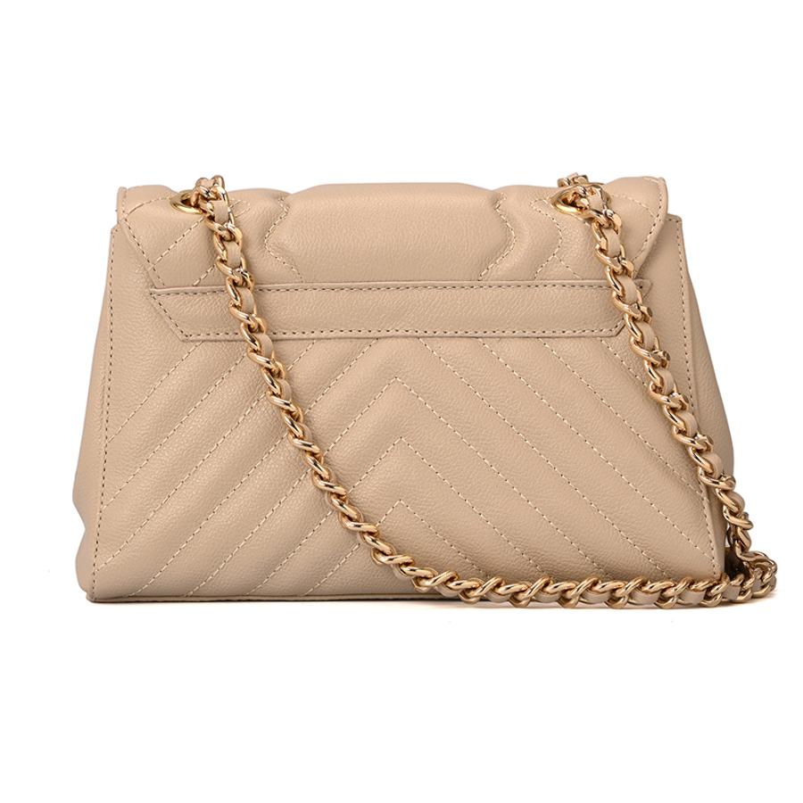 Quilted Bag Chain Off-White