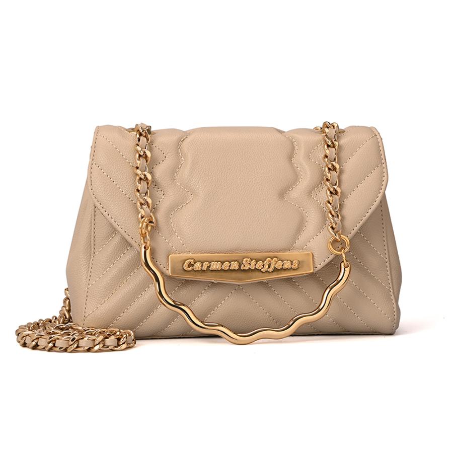 Quilted Bag Chain Off-White