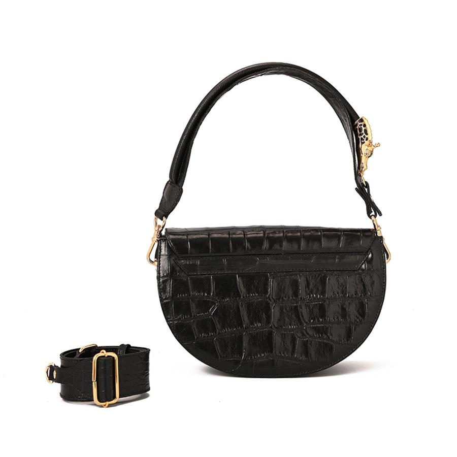 Black Saddle Bag