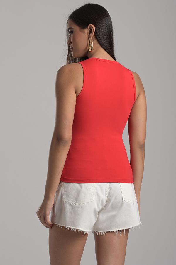 Red Basic Tank Top
