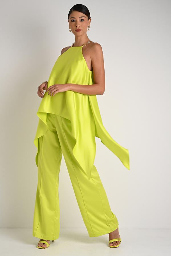 Asymmetric Hem Blouse Garden