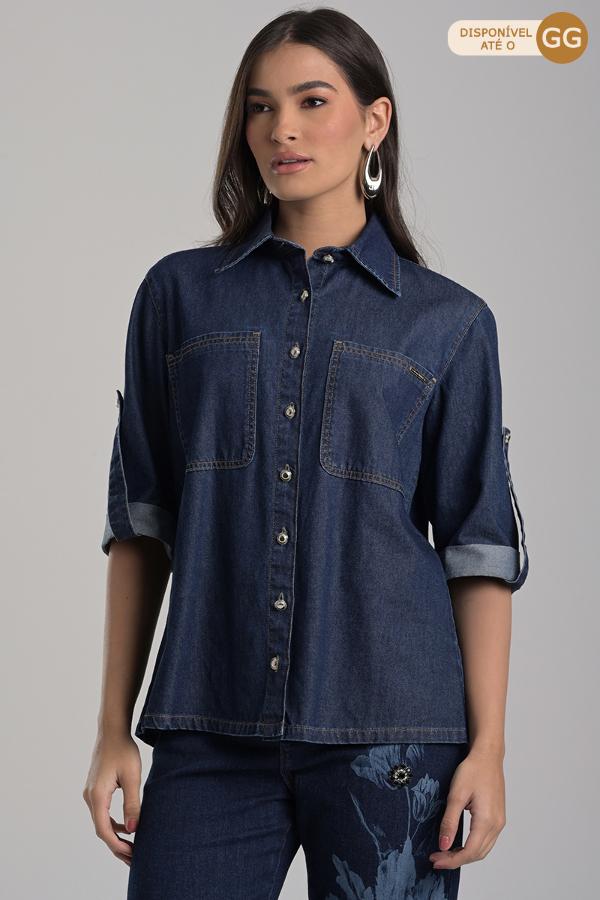 Jeans Shirt Flower