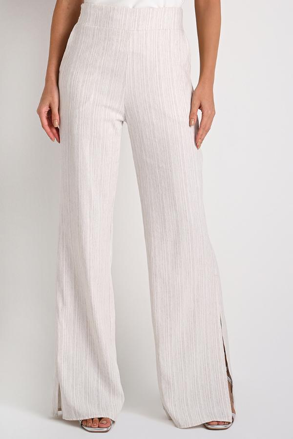 Palazzo Pants With Side Slits