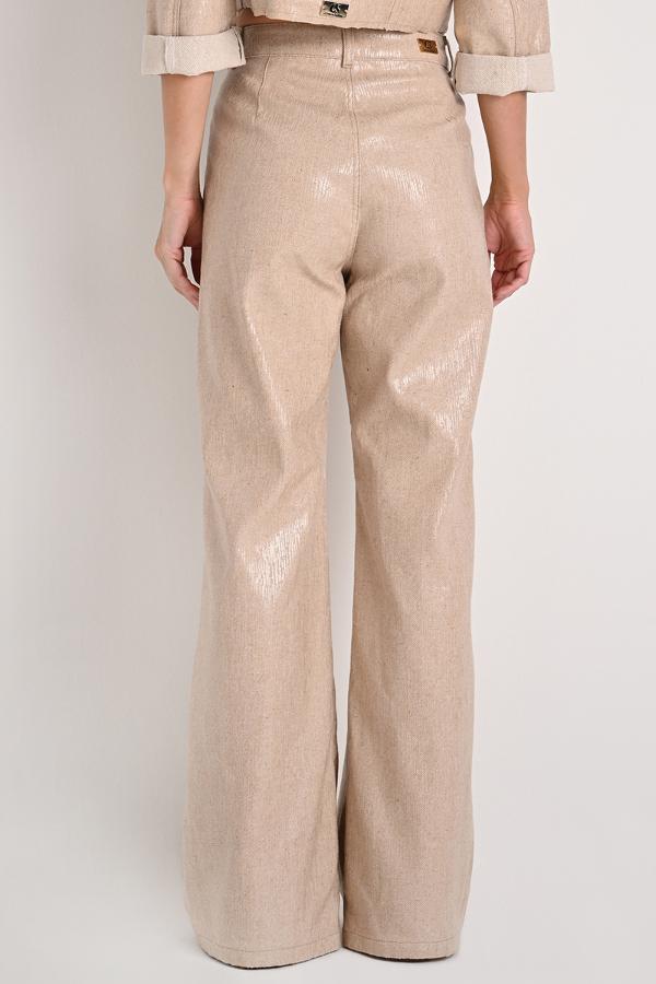 Palazzo Pants Rustic Texture