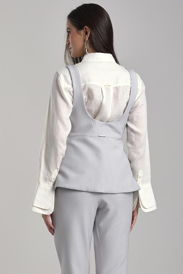 Natural Pinafore Vest