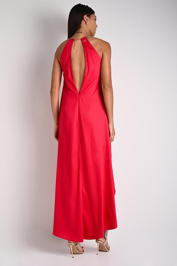 Red Fashion Overlay Romper