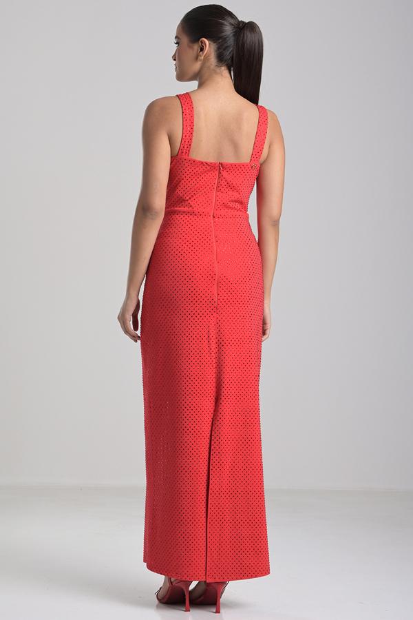 Super Midi Luxury Red Dress