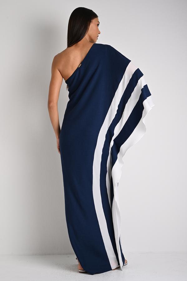 Asymmetric Fluid Nefertiti Dress