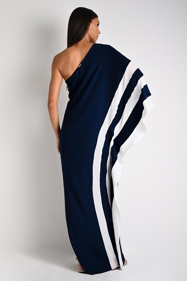 Asymmetric Fluid Nefertiti Dress