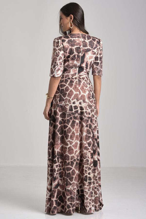 Printed Twist Dress