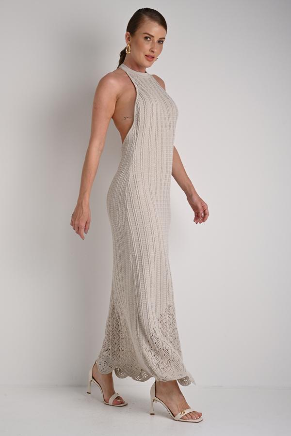 Dress with Pearl Cord
