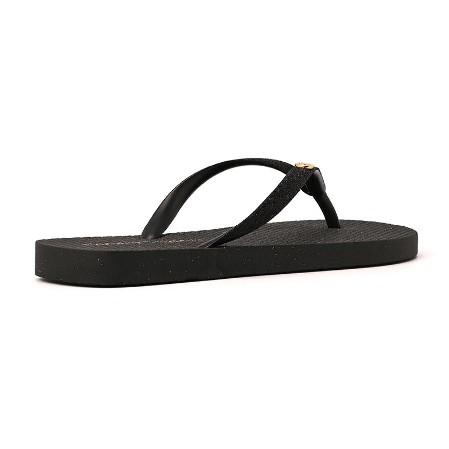 Black Shiny Flip-Flop