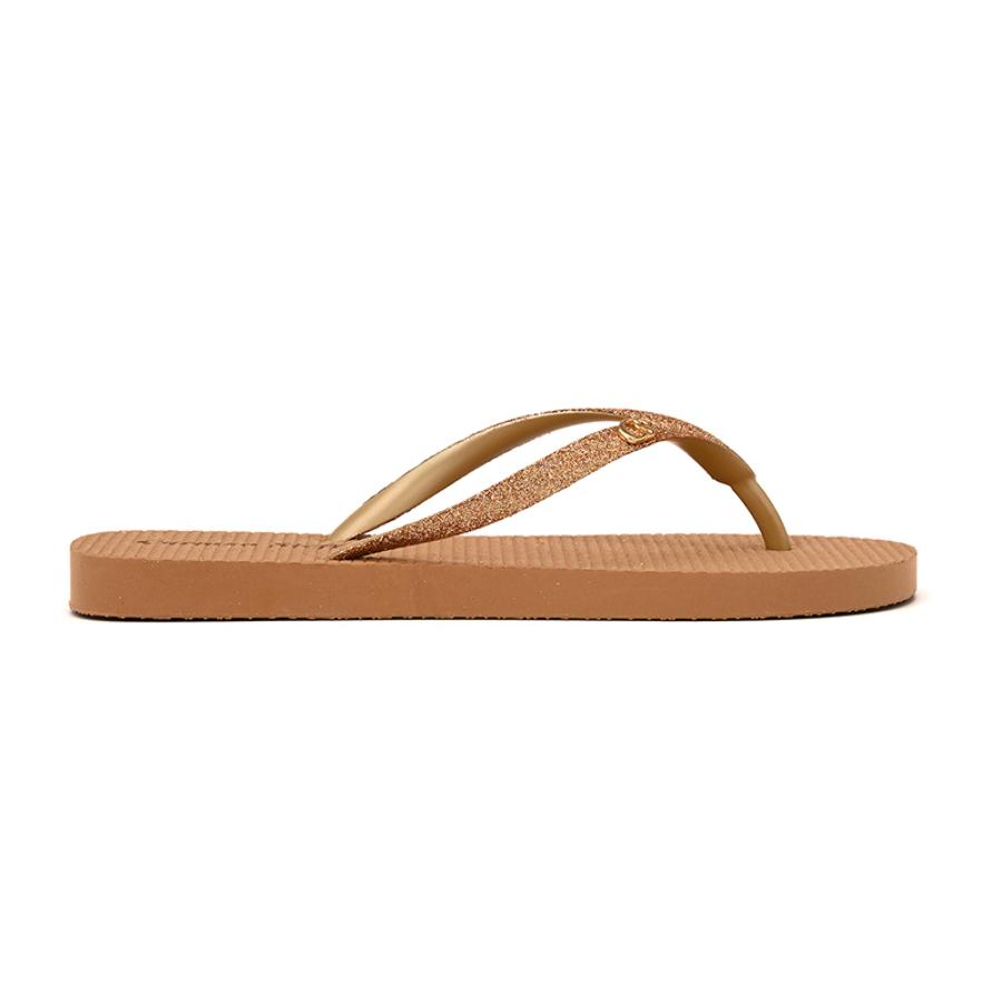 Golden Shine Flip-Flop