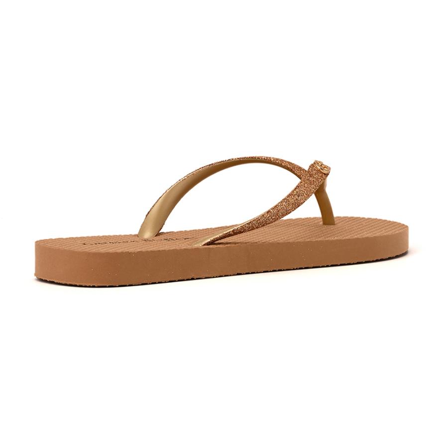 Golden Shine Flip-Flop