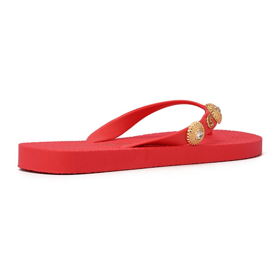 Flip-flops with Pink Pepper Ornament
