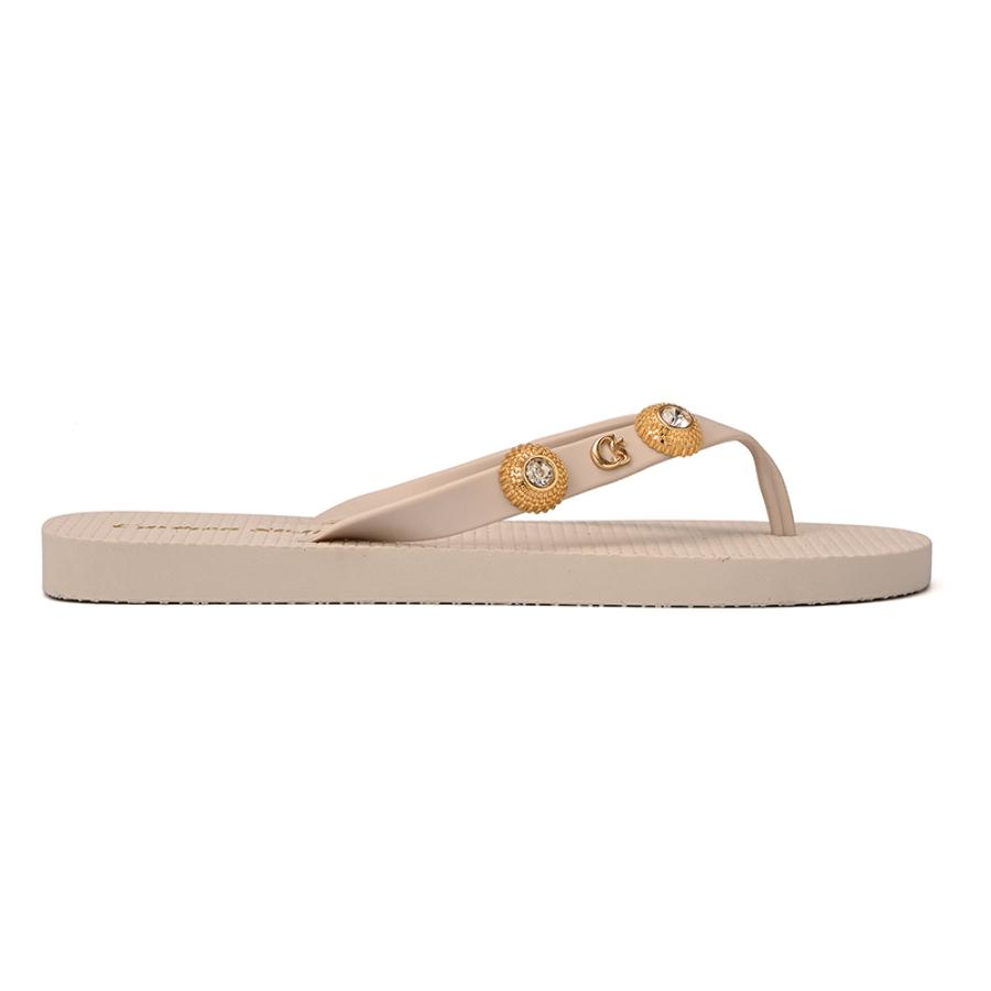Off-White Decorative Flip-Flop