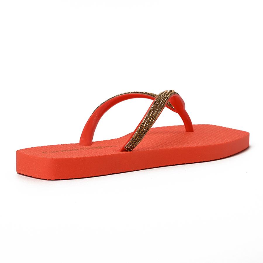 Orange Shine Flip-Flop