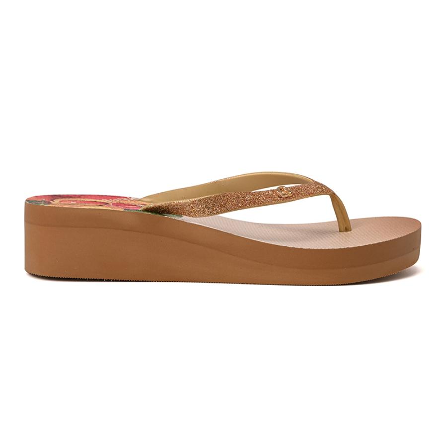 Wedge Flip-Flops with Print
