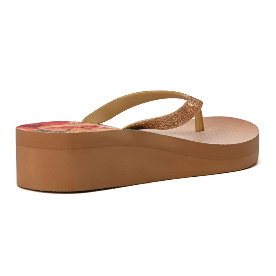 Wedge Flip-Flops with Print