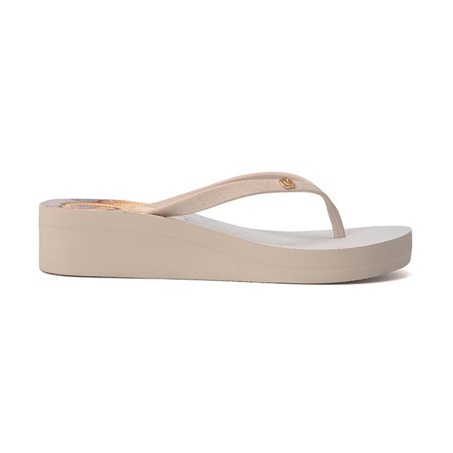 Anabela Off-white Slippers